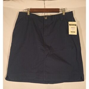 Duluth Trading Co‎ Rootstock Gardening Skort Womens Size 14 Navy Outdoor